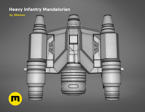 Heavy Infantry Mandalorian Jetpack