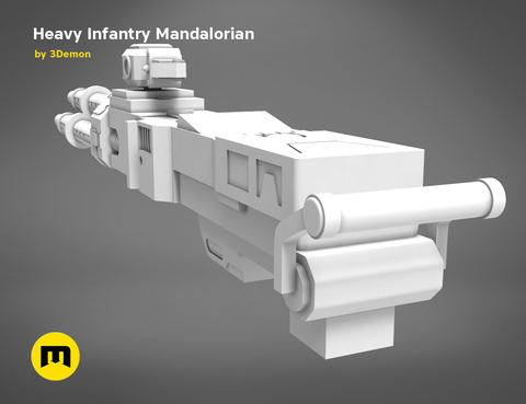 Heavy Infantry Mandalorian Blaster Cannon Paz Vizsla