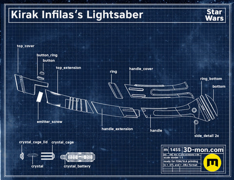 Kirak Infilas's lightsaber