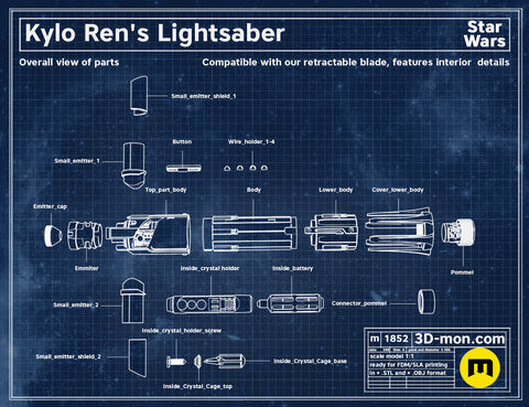Kylo Ren lightsaber