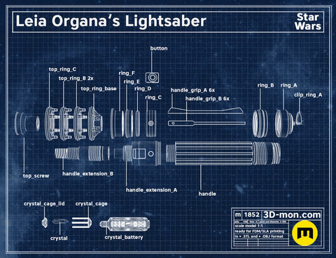 Leia Organa's Lightsaber