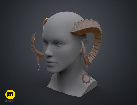 Lucien Tavelle Horns - Critical Role