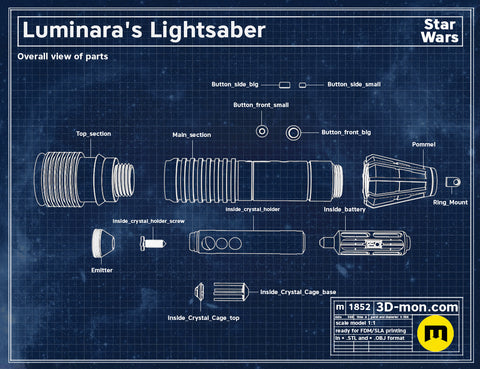 Luminara Unduli's lightsaber