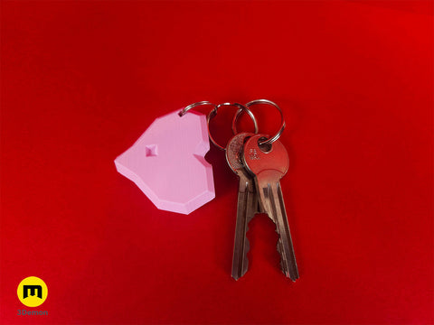 Luvdisc Valentine Magnetic Low Poly Keychain