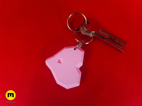 Luvdisc Valentine Magnetic Low Poly Keychain