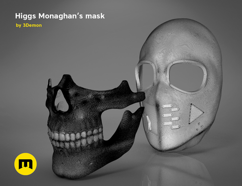 Mask of Higgs Monaghan - Death Stranding