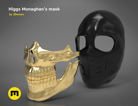 Mask of Higgs Monaghan - Death Stranding