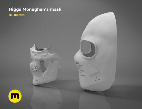Mask of Higgs Monaghan - Death Stranding
