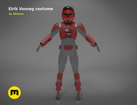 Major Elrik Vonreg's armor