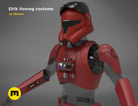 Major Elrik Vonreg's armor