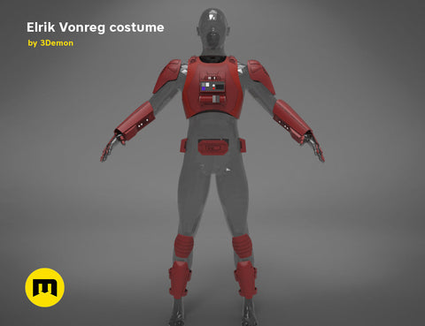 Major Elrik Vonreg's armor