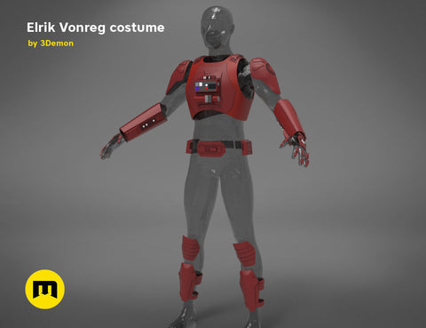 Major Elrik Vonreg's armor
