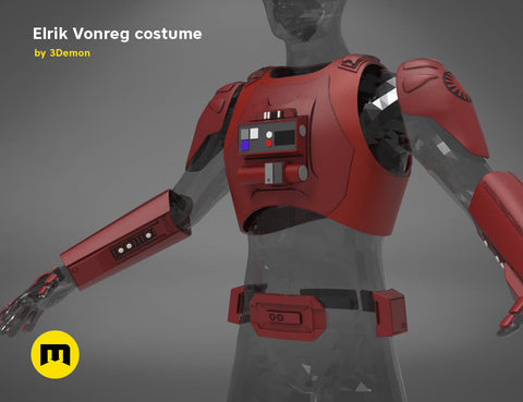 Major Elrik Vonreg's armor