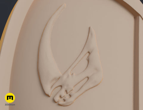 Mandalorian Mudhorn signet shoulder armor