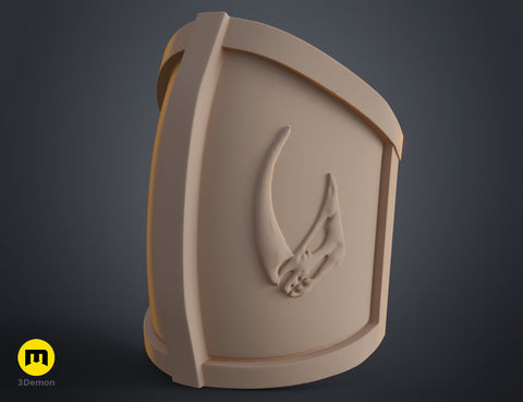 Mandalorian Mudhorn signet shoulder armor