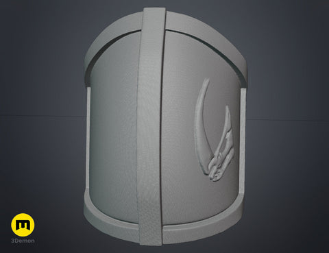 Mandalorian Mudhorn signet shoulder armor