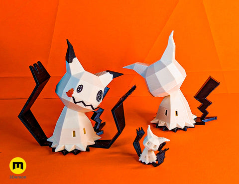 Mimikyu Low Poly Pokemon