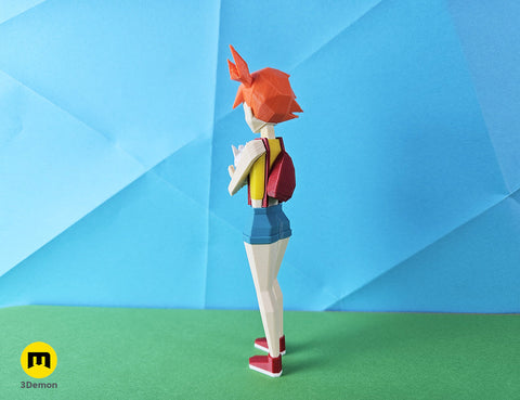 Low Poly Ash, Misty and Brock from Pokemon