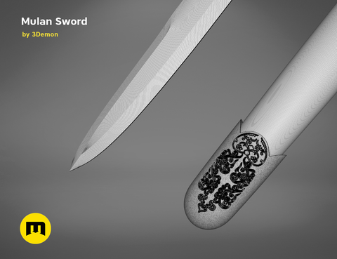 Mulan Sword and Sheath