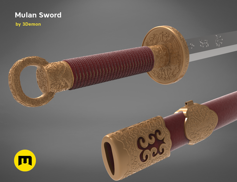 Mulan Sword and Sheath