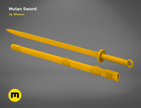 Mulan Sword and Sheath