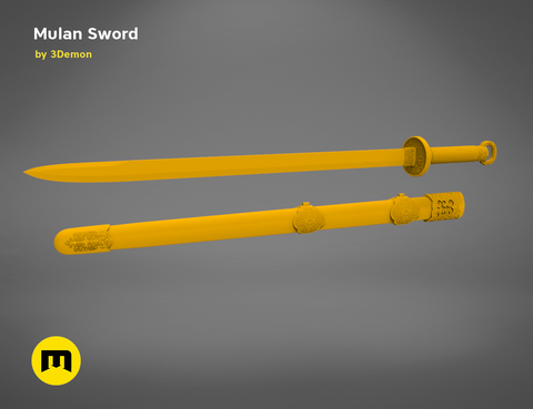 Mulan Sword and Sheath