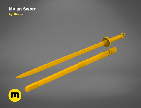 Mulan Sword and Sheath