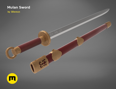 Mulan Sword and Sheath