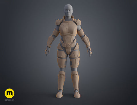 N7 Female Shepard Armor - Mass Effect