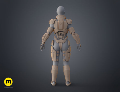 N7 Female Shepard Armor - Mass Effect