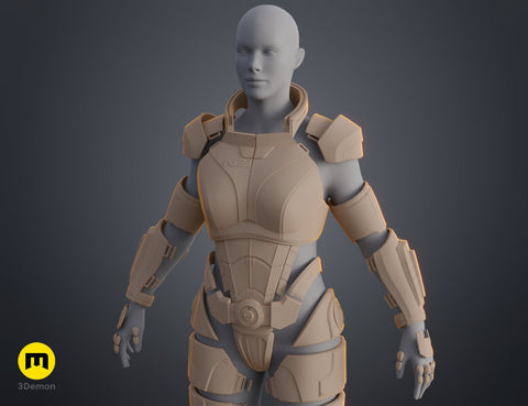 N7 Female Shepard Armor - Mass Effect