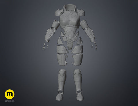 N7 Female Shepard Armor - Mass Effect