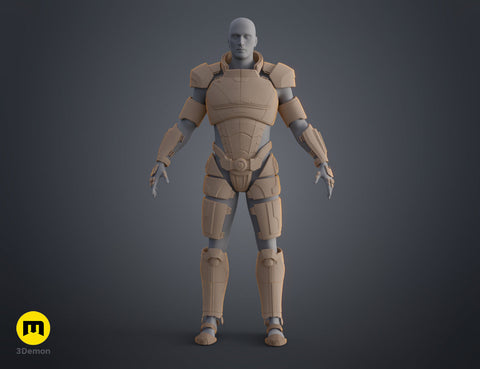 N7 Male Shepard Armor - Mass Effect