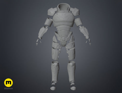 N7 Male Shepard Armor - Mass Effect