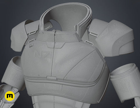 N7 Male Shepard Armor - Mass Effect