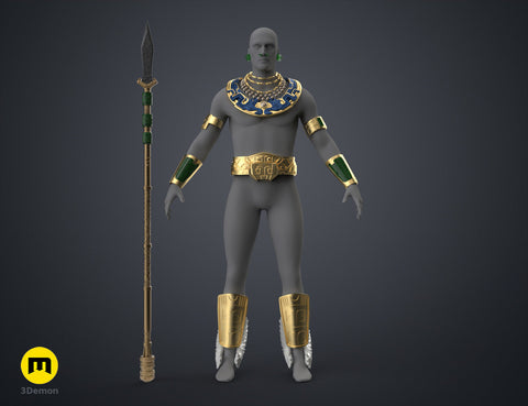 Namor Armor and Spear - Wakanda Forever