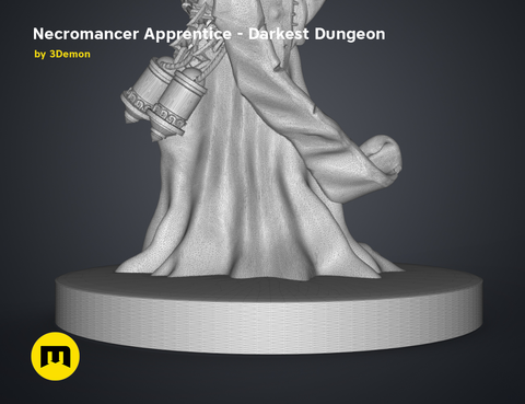 Necromancer Apprentice DnD Figure - Darkest Dungeon