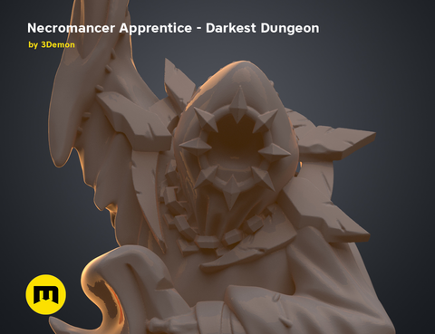 Necromancer Apprentice DnD Figure - Darkest Dungeon