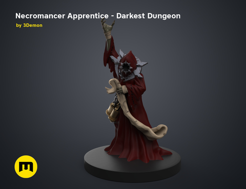 Necromancer Apprentice DnD Figure - Darkest Dungeon
