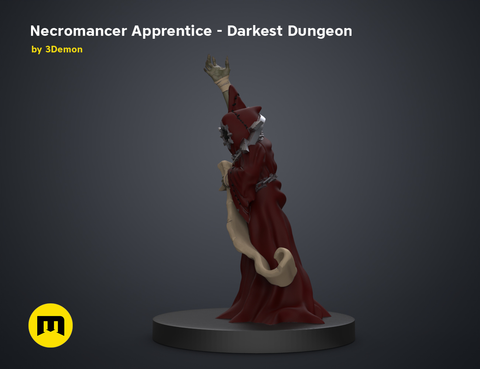 Necromancer Apprentice DnD Figure - Darkest Dungeon