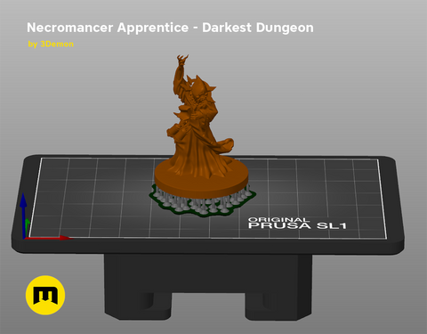 Necromancer Apprentice DnD Figure - Darkest Dungeon