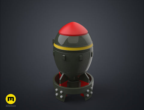 Fallout Mini Nuke Bomb Flower Pot