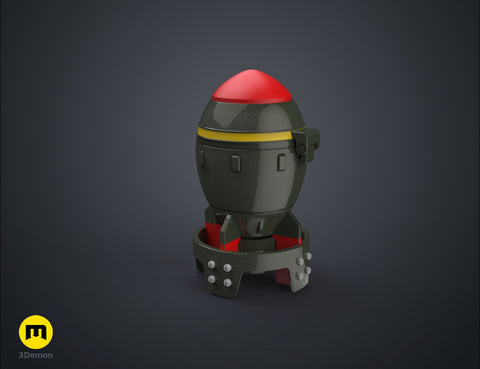 Fallout Mini Nuke Bomb Flower Pot