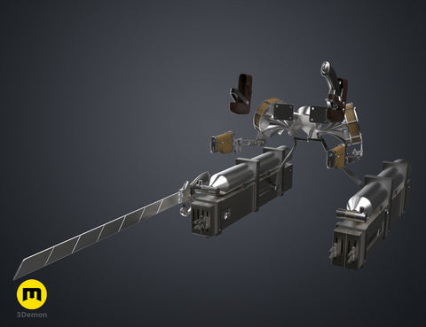 ODM Gear and Swords - Attack on Titan