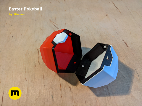 Pokeball Easter Egg Box Decoration