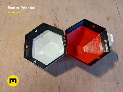 Pokeball Easter Egg Box Decoration