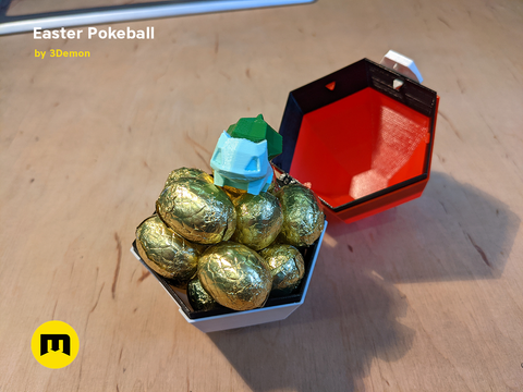 Pokeball Easter Egg Box Decoration