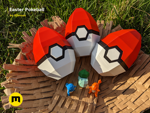 Pokeball Easter Egg Box Decoration