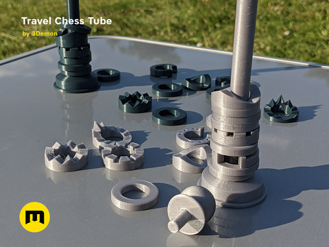 Travel Chess Tube