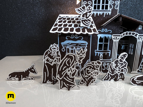 Nativity Scene Kit Card